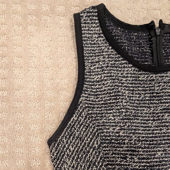 J. Crew Tweed Mini Fit & Flare Dress Wool Blend - Women's sz 6 - Picture 3 of 7